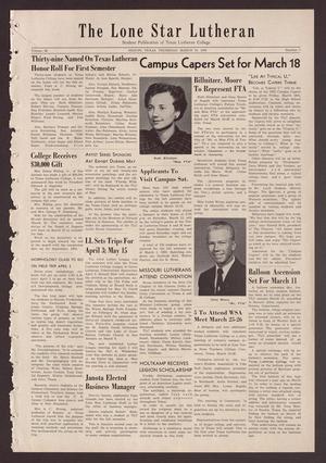 The Lone Star Lutheran (Seguin, Tex.), Vol. 36, No. 7, Ed. 1 Thursday, March 10, 1955