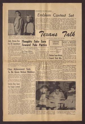 Texans Talk (Arlington, Tex.), Vol. 1, No. 5, Ed. 1 Friday, November 22, 1963