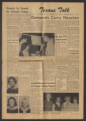 Texans Talk (Arlington, Tex.), Vol. 2, No. 4, Ed. 1 Friday, November 6, 1964