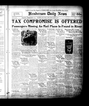 Primary view of object titled 'Henderson Daily News (Henderson, Tex.), Vol. 2, No. 2, Ed. 1 Monday, March 21, 1932'.