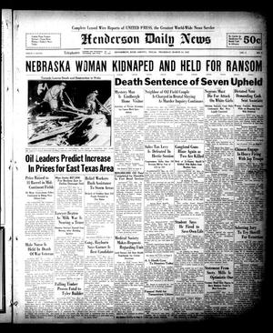 Henderson Daily News (Henderson, Tex.), Vol. 2, No. 5, Ed. 1 Thursday, March 24, 1932