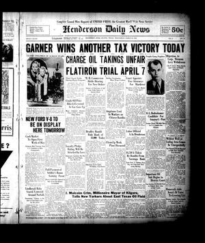 Henderson Daily News (Henderson, Tex.), Vol. 2, No. 10, Ed. 1 Wednesday, March 30, 1932