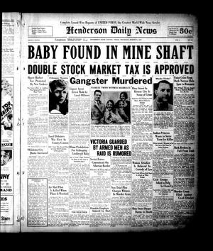 Henderson Daily News (Henderson, Tex.), Vol. 2, No. 11, Ed. 1 Thursday, March 31, 1932