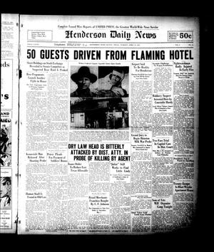 Primary view of object titled 'Henderson Daily News (Henderson, Tex.), Vol. 2, No. 21, Ed. 1 Tuesday, April 12, 1932'.