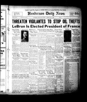 Henderson Daily News (Henderson, Tex.), Vol. 2, No. 45, Ed. 1 Tuesday, May 10, 1932