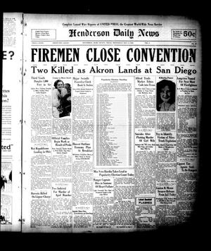 Henderson Daily News (Henderson, Tex.), Vol. 2, No. 46, Ed. 1 Wednesday, May 11, 1932
