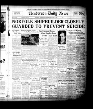 Henderson Daily News (Henderson, Tex.), Vol. 2, No. 52, Ed. 1 Wednesday, May 18, 1932
