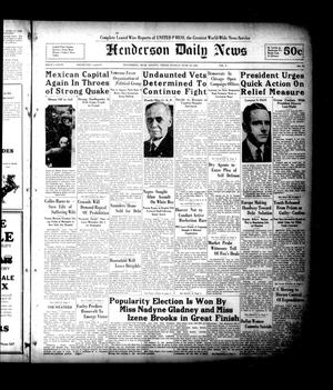Primary view of object titled 'Henderson Daily News (Henderson, Tex.), Vol. 2, No. 79, Ed. 1 Sunday, June 19, 1932'.