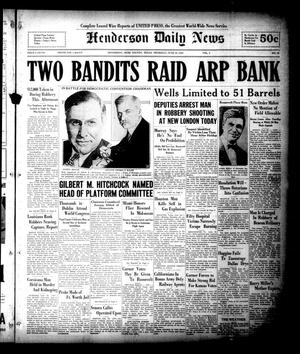 Henderson Daily News (Henderson, Tex.), Vol. 2, No. 83, Ed. 1 Thursday, June 23, 1932