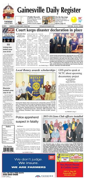 Gainesville Daily Register (Gainesville, Tex.), Vol. 125, No. 200, Ed. 1 Tuesday, June 9, 2015