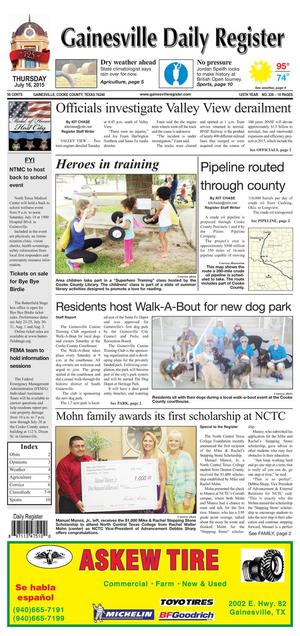 Gainesville Daily Register (Gainesville, Tex.), Vol. 125, No. 226, Ed. 1 Thursday, July 16, 2015