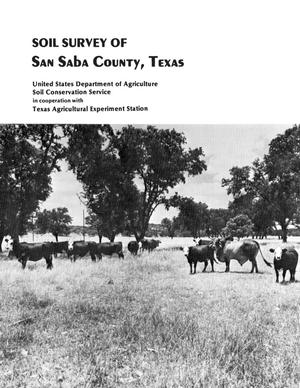 Primary view of object titled 'Soil Survey of San Saba County, Texas'.