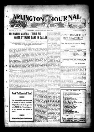 Primary view of object titled 'Arlington Journal (Arlington, Tex.), Vol. 15, No. 6, Ed. 1 Friday, March 1, 1912'.