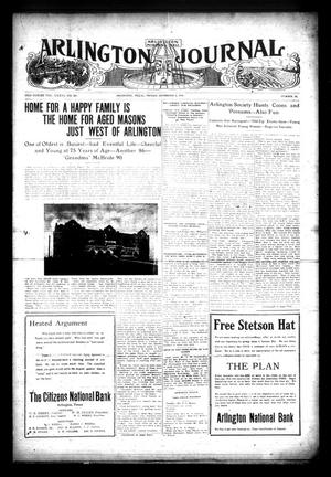 Primary view of object titled 'Arlington Journal (Arlington, Tex.), No. 39, Ed. 1 Friday, November 6, 1914'.