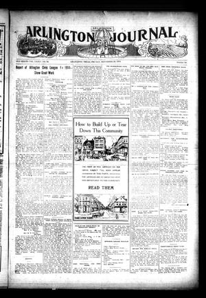 Primary view of object titled 'Arlington Journal (Arlington, Tex.), No. 40, Ed. 1 Friday, November 20, 1914'.