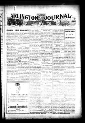 Primary view of object titled 'Arlington Journal (Arlington, Tex.), No. 9, Ed. 1 Friday, March 12, 1915'.