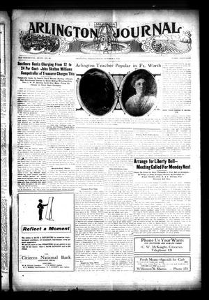 Primary view of object titled 'Arlington Journal (Arlington, Tex.), No. 38, Ed. 1 Friday, October 8, 1915'.
