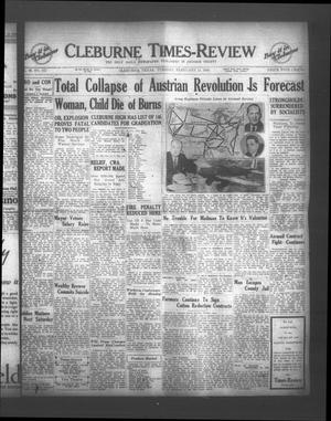 Cleburne Times-Review (Cleburne, Tex.), Vol. 28, No. 112, Ed. 1 Tuesday, February 13, 1934