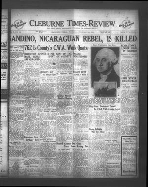 Cleburne Times-Review (Cleburne, Tex.), Vol. 28, No. 120, Ed. 1 Thursday, February 22, 1934