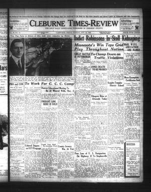 Primary view of object titled 'Cleburne Times-Review (Cleburne, Tex.), Vol. 30, No. 14, Ed. 1 Sunday, October 21, 1934'.