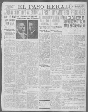 El Paso Herald (El Paso, Tex.), Ed. 1, Wednesday, February 14, 1912