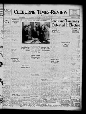 Cleburne Times-Review (Cleburne, Tex.), Vol. [33], No. 25, Ed. 1 Wednesday, November 3, 1937