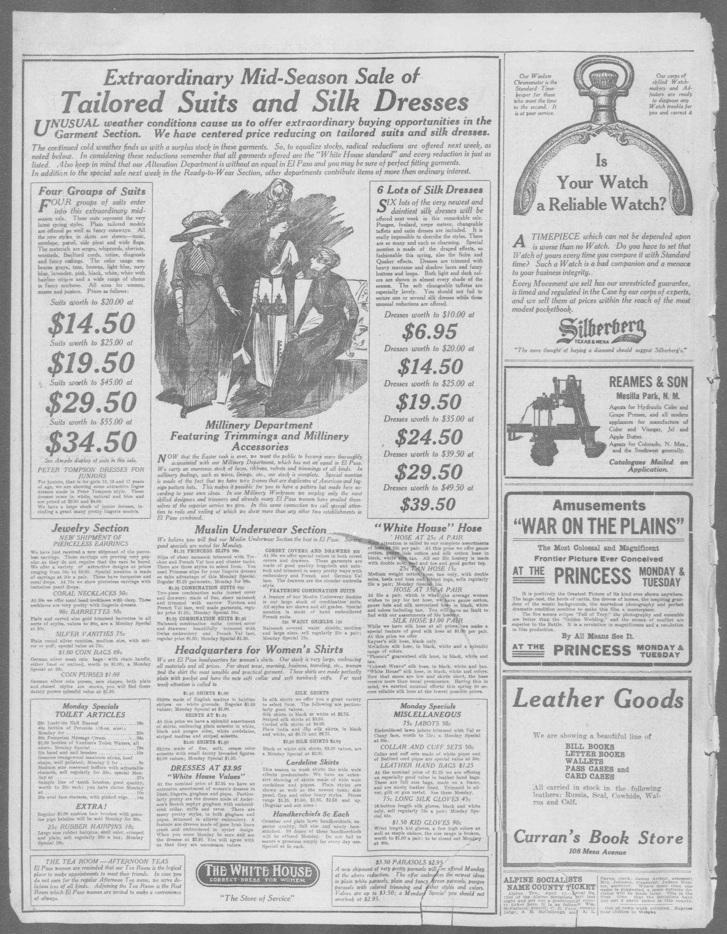 El Paso Herald (El Paso, Tex.), Ed. 1, Sunday, April 14, 1912
                                                
                                                    [Sequence #]: 2 of 32
                                                