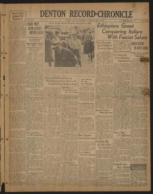 Denton Record-Chronicle (Denton, Tex.), Vol. 35, No. 228, Ed. 1 Wednesday, May 6, 1936