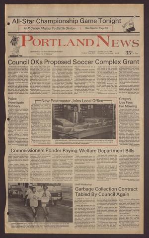 Portland News (Portland, Tex.), Vol. 20, No. 29, Ed. 1 Thursday, July 17, 1986