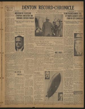 Denton Record-Chronicle (Denton, Tex.), Vol. 35, No. 231, Ed. 1 Saturday, May 9, 1936