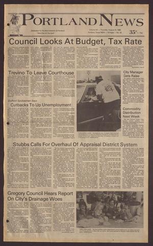 Portland News (Portland, Tex.), Vol. 20, No. 33, Ed. 1 Thursday, August 14, 1986