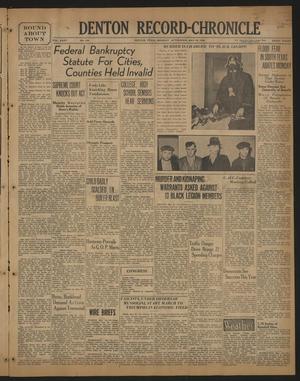 Denton Record-Chronicle (Denton, Tex.), Vol. 35, No. 244, Ed. 1 Monday, May 25, 1936