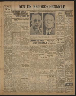 Denton Record-Chronicle (Denton, Tex.), Vol. 35, No. 263, Ed. 1 Tuesday, June 16, 1936