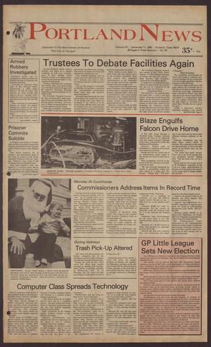 Primary view of object titled 'Portland News (Portland, Tex.), Vol. 20, No. 50, Ed. 1 Thursday, December 11, 1986'.