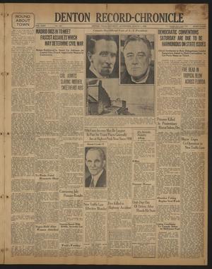 Denton Record-Chronicle (Denton, Tex.), Vol. 35, No. 303, Ed. 1 Saturday, August 1, 1936