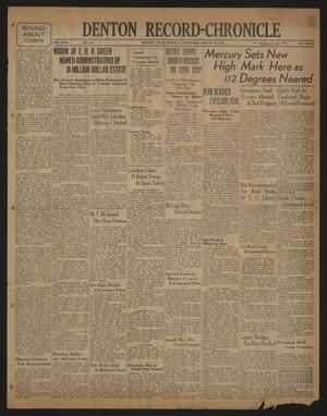 Denton Record-Chronicle (Denton, Tex.), Vol. 35, No. 310, Ed. 1 Monday, August 10, 1936
