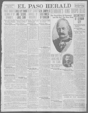 El Paso Herald (El Paso, Tex.), Ed. 1, Wednesday, May 15, 1912