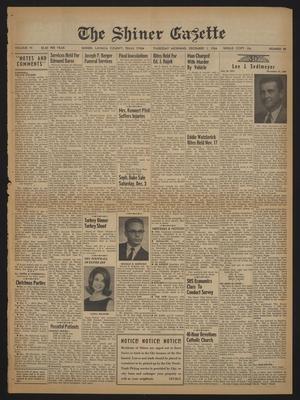 The Shiner Gazette (Shiner, Tex.), Vol. 74, No. 48, Ed. 1 Thursday, December 1, 1966