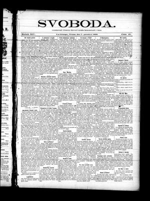 Svoboda. (La Grange, Tex.), Vol. 14, No. 48, Ed. 1 Thursday, December 7, 1899