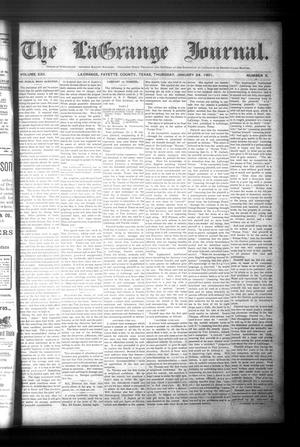 The La Grange Journal. (La Grange, Tex.), Vol. 22, No. 5, Ed. 1 Thursday, January 24, 1901