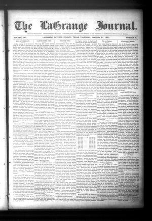 The La Grange Journal. (La Grange, Tex.), Vol. 22, No. 6, Ed. 1 Thursday, January 31, 1901