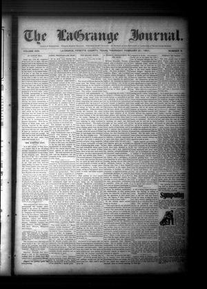 The La Grange Journal. (La Grange, Tex.), Vol. 22, No. 9, Ed. 1 Thursday, February 21, 1901