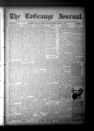 The La Grange Journal. (La Grange, Tex.), Vol. 22, No. 11, Ed. 1 Thursday, March 7, 1901
