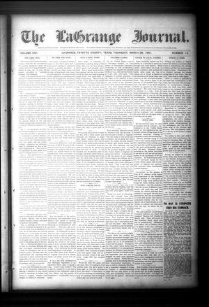 The La Grange Journal. (La Grange, Tex.), Vol. 22, No. 14, Ed. 1 Thursday, March 28, 1901