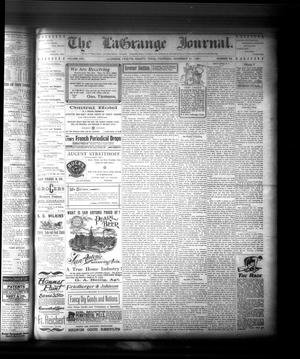 The La Grange Journal. (La Grange, Tex.), Vol. 22, No. 48, Ed. 1 Thursday, November 21, 1901
