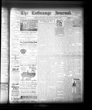 The La Grange Journal. (La Grange, Tex.), Vol. 23, No. 6, Ed. 1 Thursday, February 6, 1902