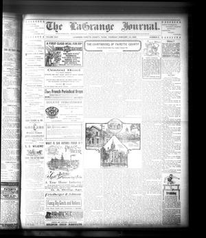 The La Grange Journal. (La Grange, Tex.), Vol. 23, No. 8, Ed. 1 Thursday, February 20, 1902