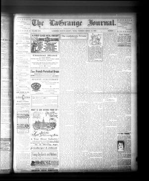 The La Grange Journal. (La Grange, Tex.), Vol. 23, No. 11, Ed. 1 Thursday, March 13, 1902