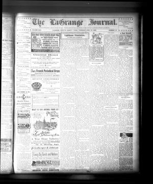 The La Grange Journal. (La Grange, Tex.), Vol. 23, No. 15, Ed. 1 Thursday, April 10, 1902