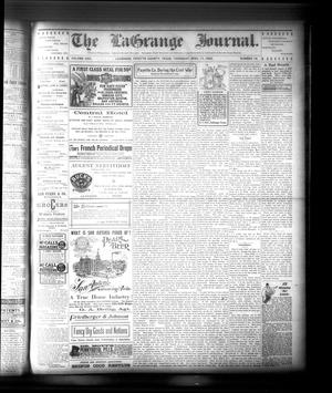 The La Grange Journal. (La Grange, Tex.), Vol. 23, No. 16, Ed. 1 Thursday, April 17, 1902